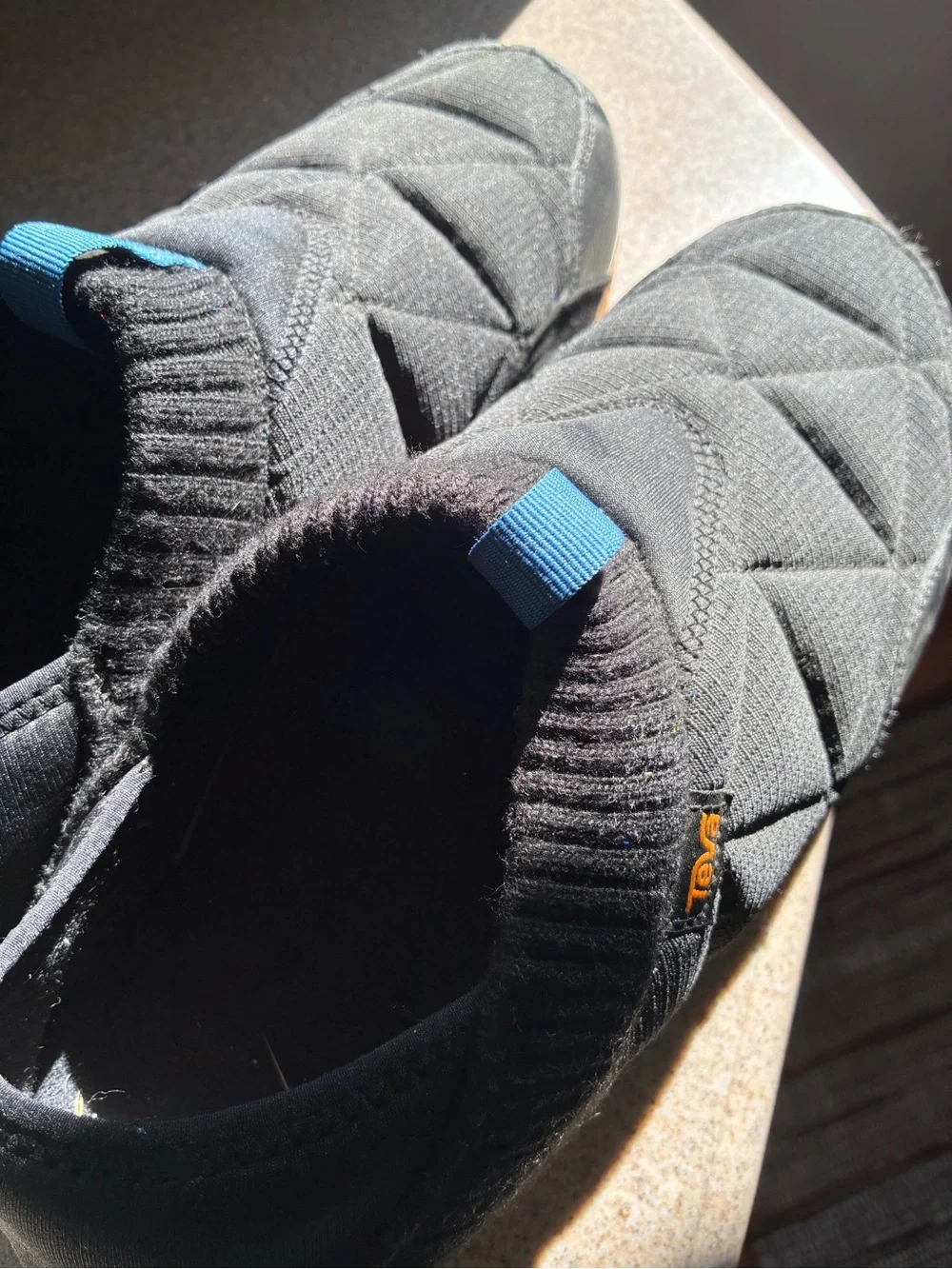Teva Ember Moc Quilted Camp Slip-On Shoes Black Men’s Size 13